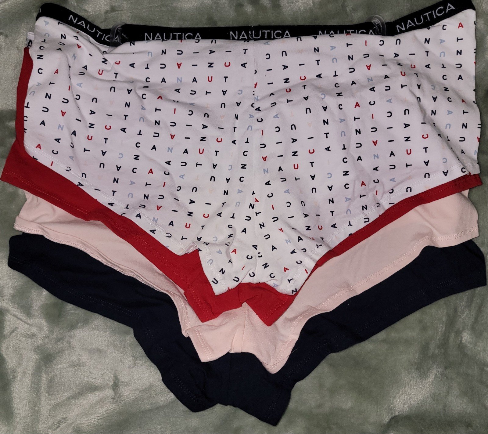 Nautica pack of 4 boyshort panties; women's size 3X