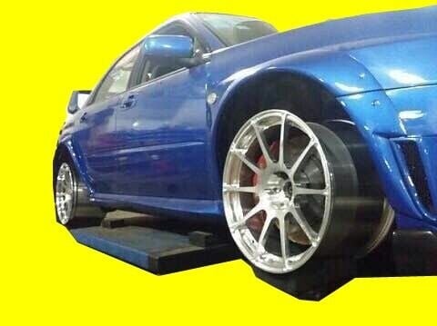 F&R Fiberglass 1-1/4″ Arch Wide Body Fender Flares Fits 2006 Subaru Impreza Wrx