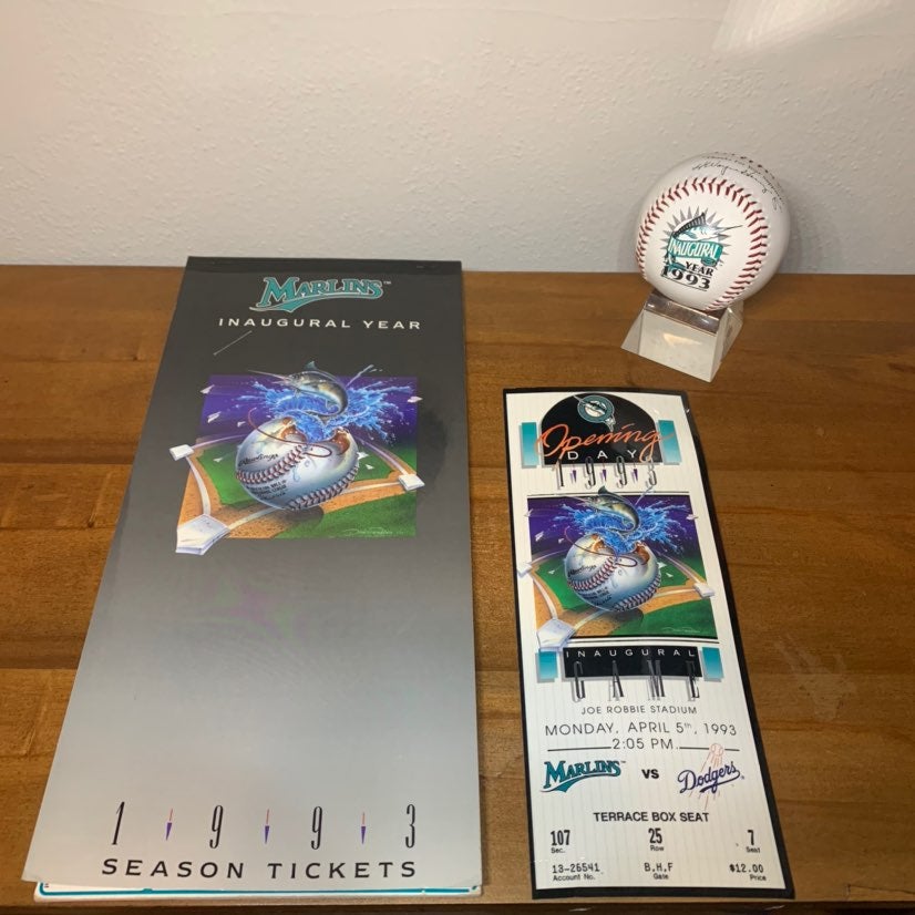 1993 FL Marlins Inagural Season Bundle