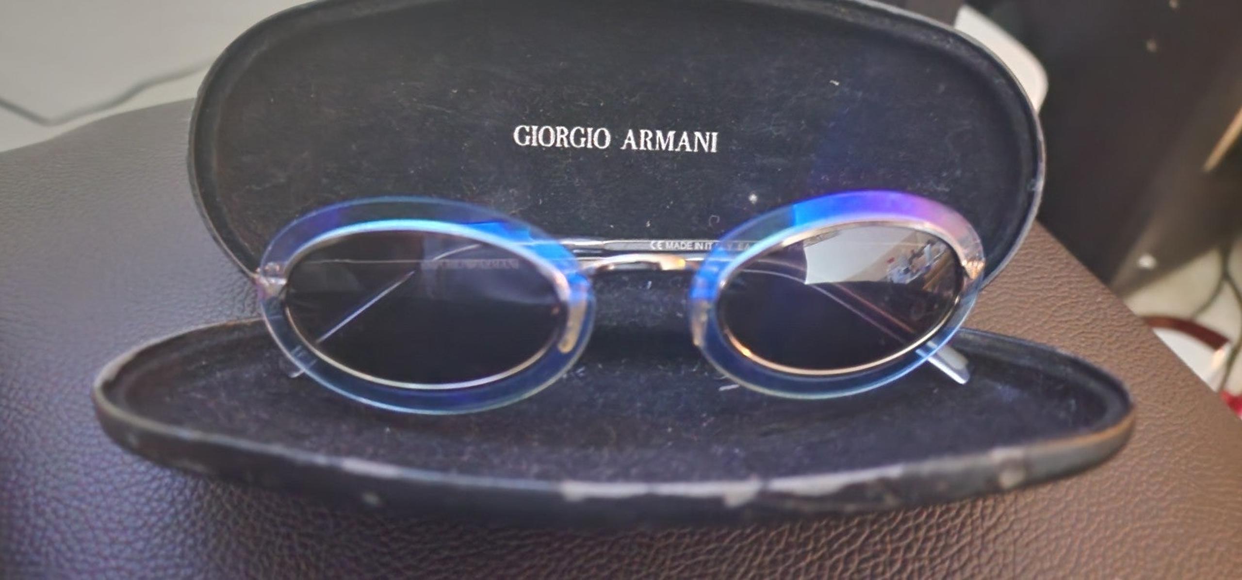 Giorgio Armani round sunglasses for women