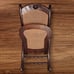 ChairVintage / Antique Folding Wood And Cane Victorian Style Rocking Chair