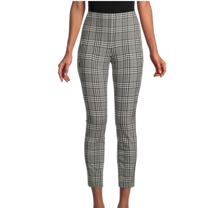 rag & bone Simone Cropped Plaid Pants in Women's Size 6 Retail 325