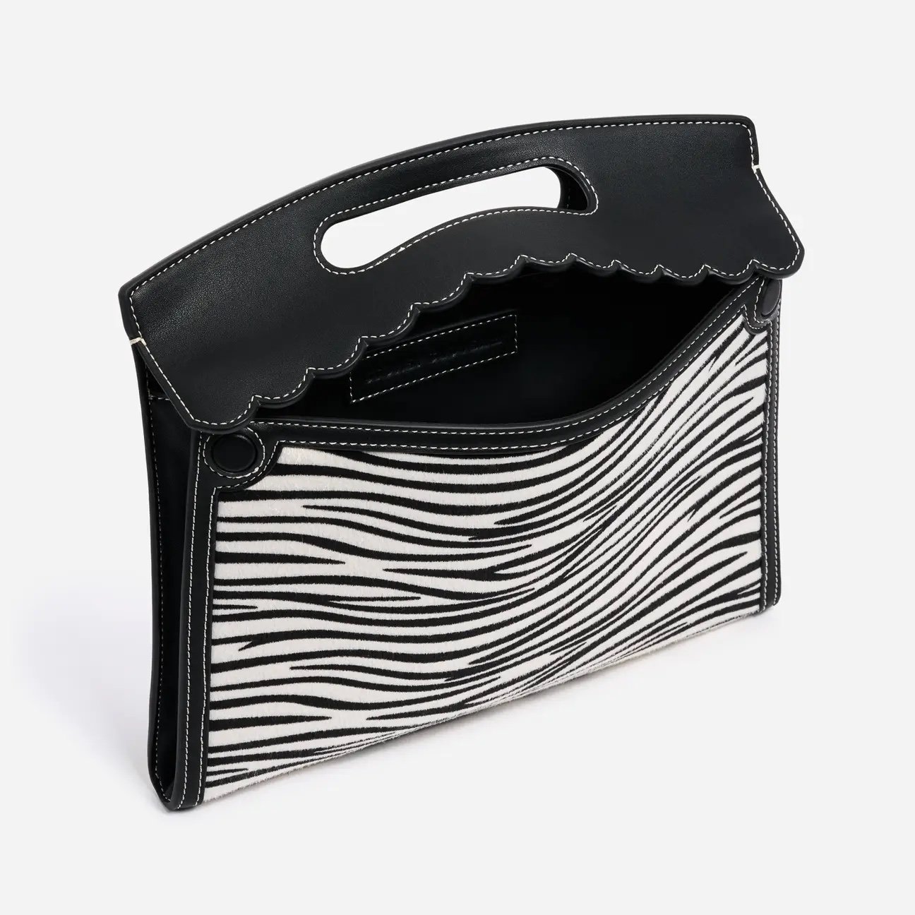 Stoney clover lane clutch zebra animal print nwt envelope