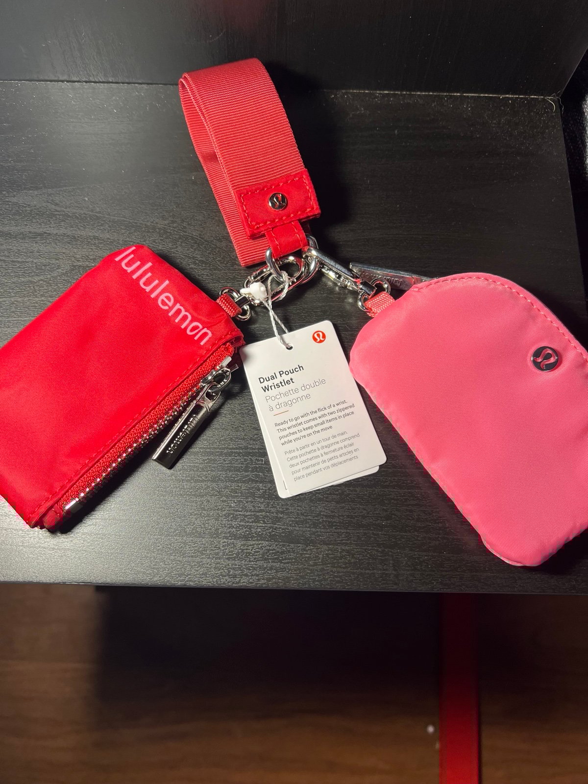 New Lululemon Dual Pouch Wristlet