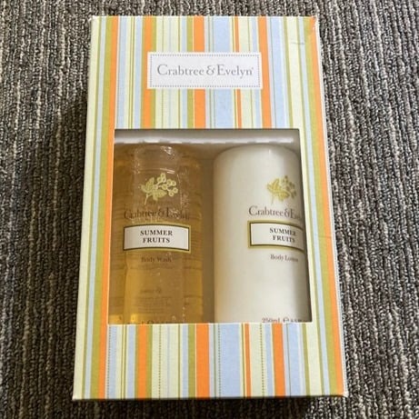 Crabtree & Evelyn Summer Fruits Body Lotion and Wash (New in Box)