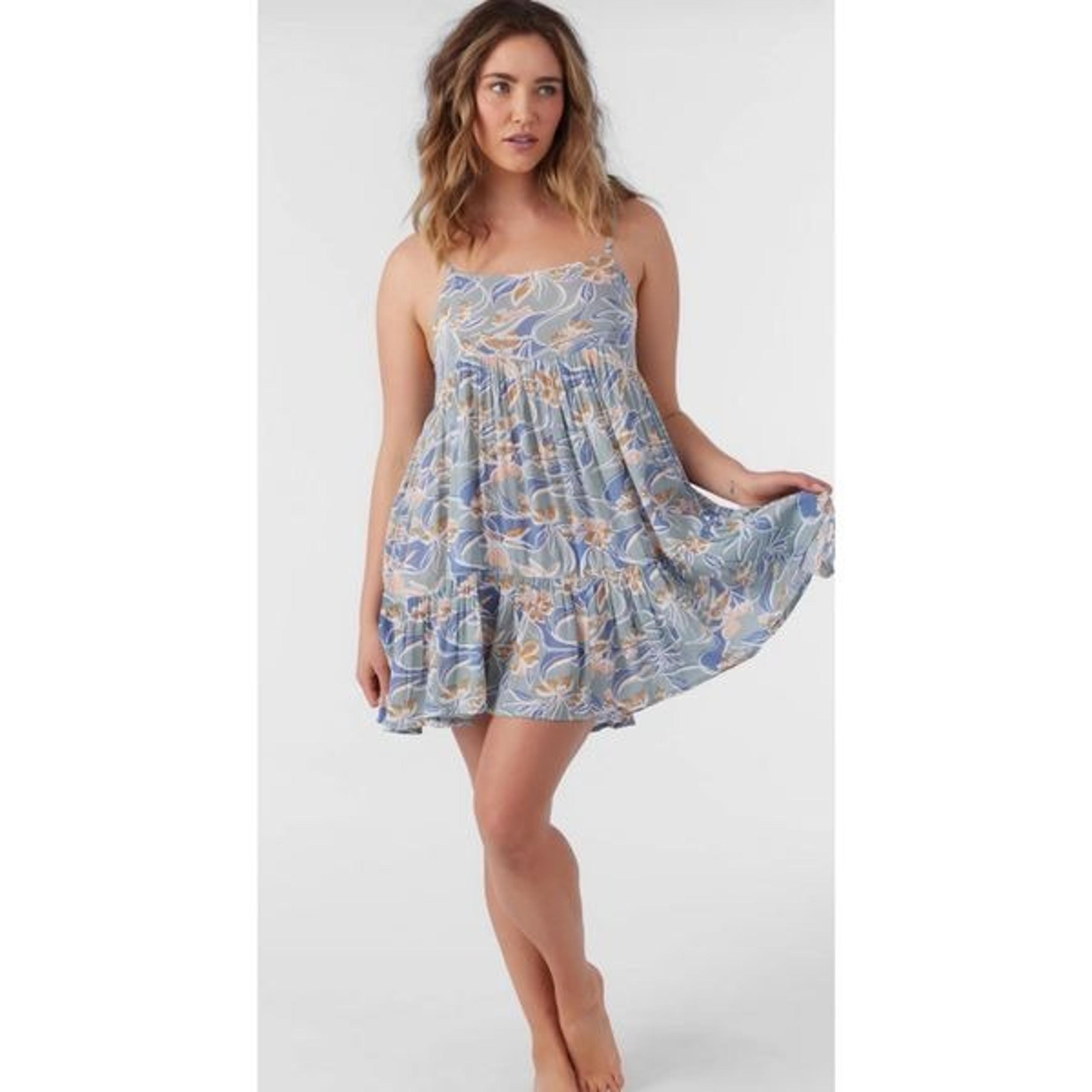 O’Neill Rilee woman’s large floral printed bathing suit swim cover up dress