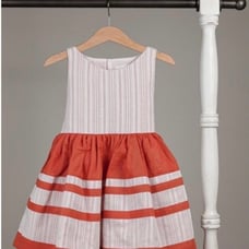 Well Dressed Wolf Pumpkin Spice Linen Dress