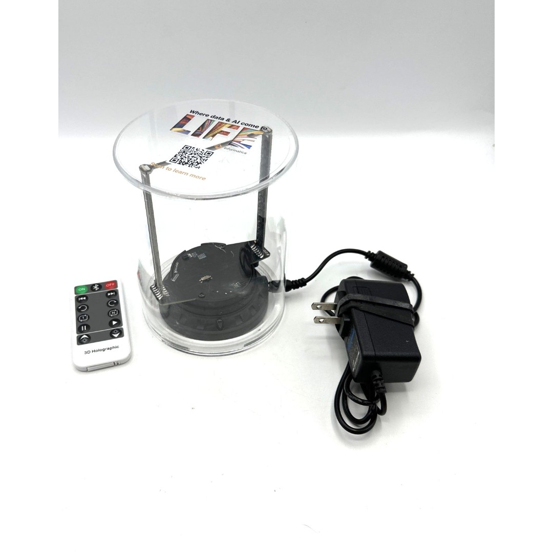 3D Holographic Projector Fan LED Display Bluetooth Control for Business SEE DESC
