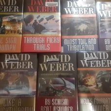 7 Safehold Series hardcover Books by David Weber, TOR fantasy 2,3,6,7,8,9,10