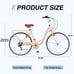 24 Ladies Bike | 7 Speed | Steel Frame | Many Colors