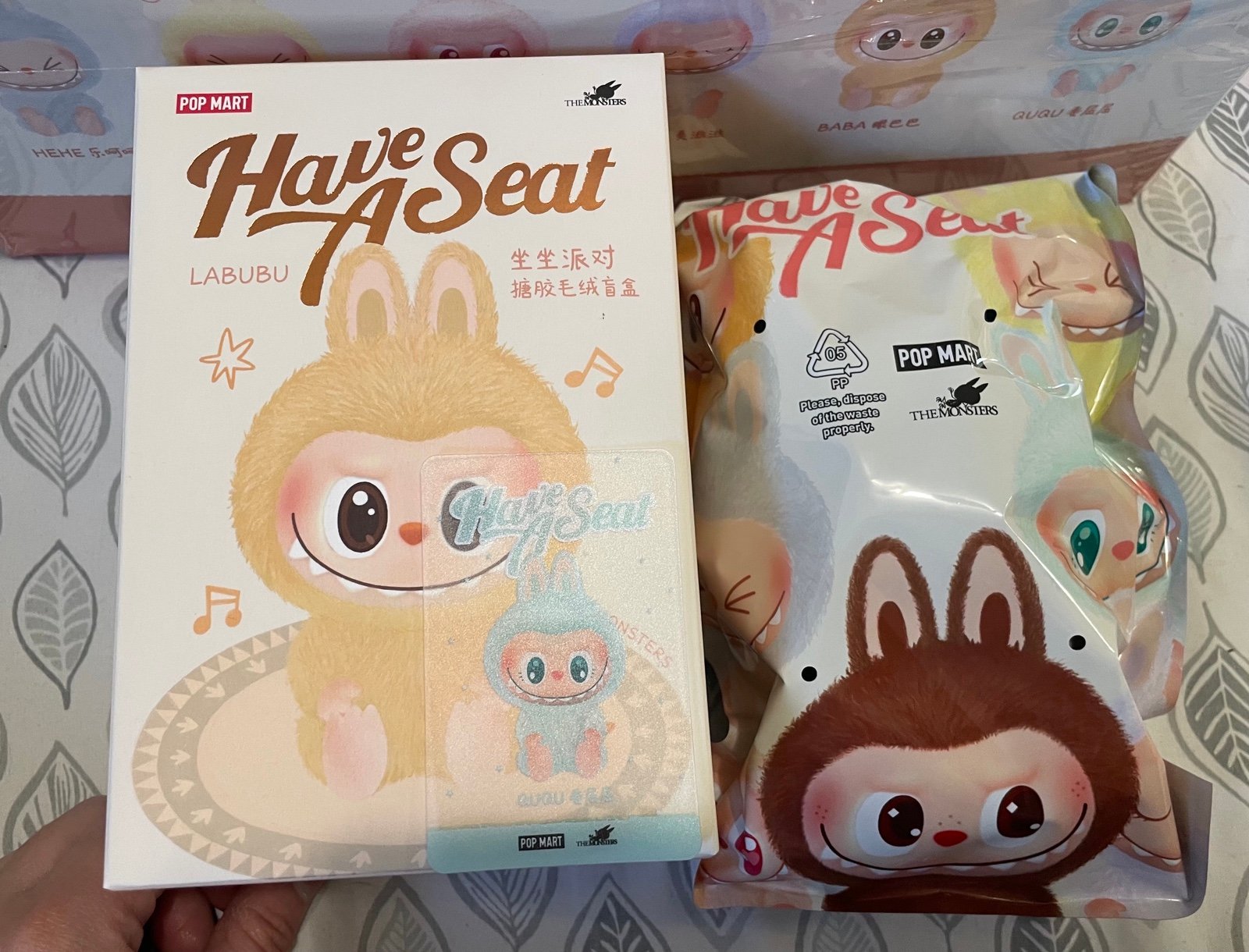 THE MONSTERS - Have a Seat Vinyl Plush Blind Box - QUQU
