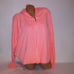 Victoria Secret PINK Crop Hoodie XXL 2X Orange Solid Full Zip Long Sleeve New