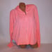 Victoria Secret PINK Crop Hoodie XXL 2X Orange Solid Full Zip Long Sleeve New