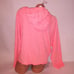 Victoria Secret PINK Crop Hoodie XXL 2X Orange Solid Full Zip Long Sleeve New