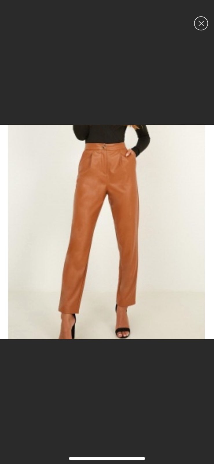 Faux Leather Pants