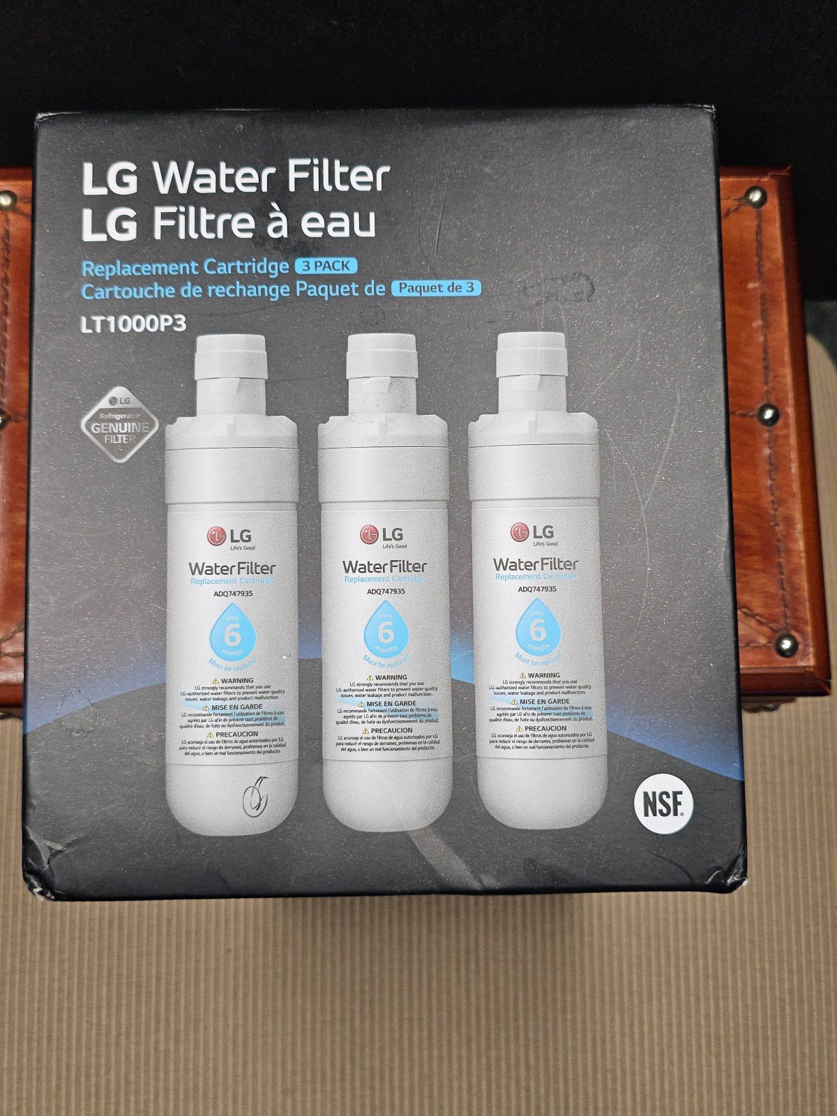 LG Refrigerator Water Filter LT1000P3 /3 pack, 200 Gallon Filter Replacement NEW
