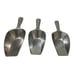 3 Hygia Scoops Germany Aluminum Flour Sugar Food Scooper # 50/135, 145, 150 Vtg