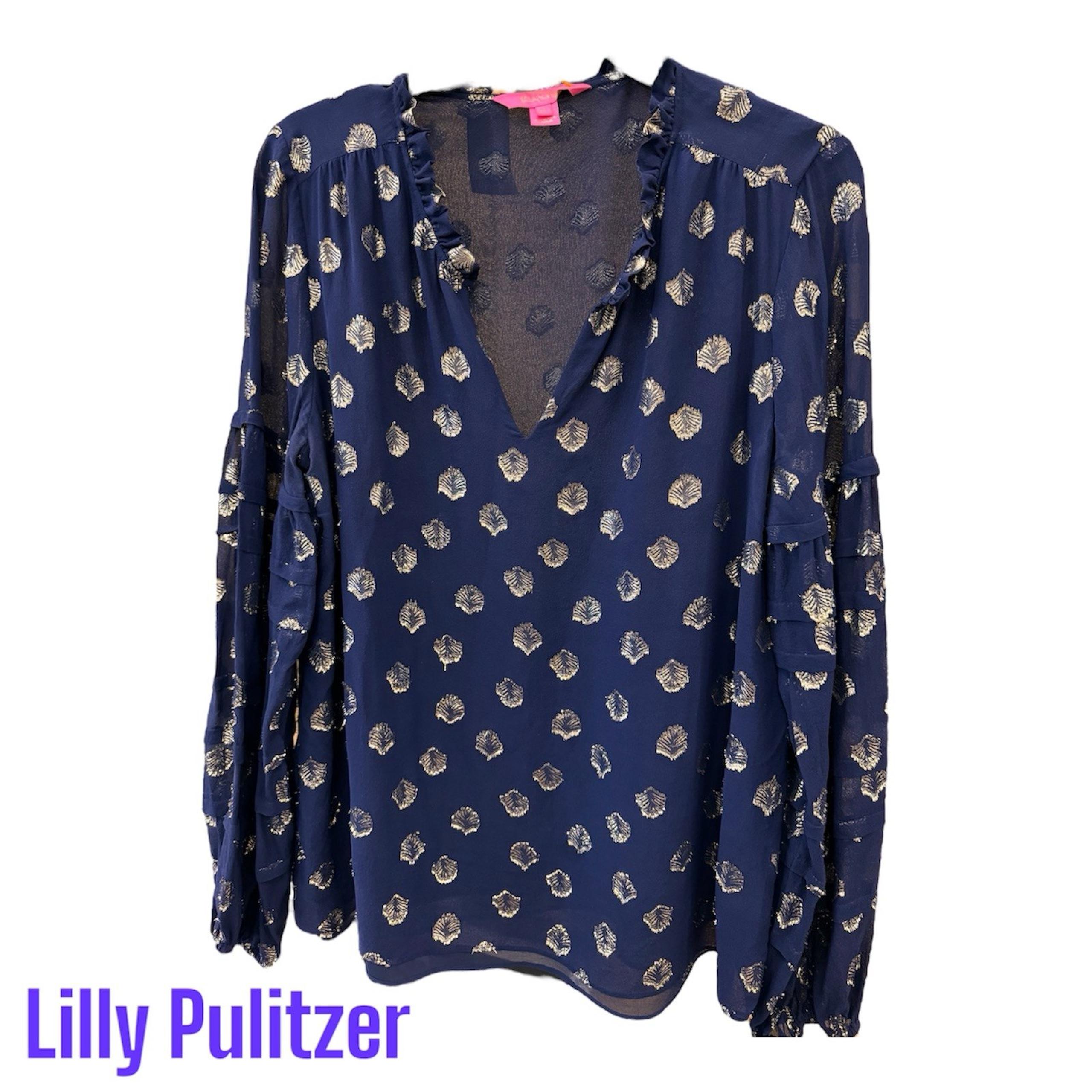 Lilly Pulitzer Blue Top