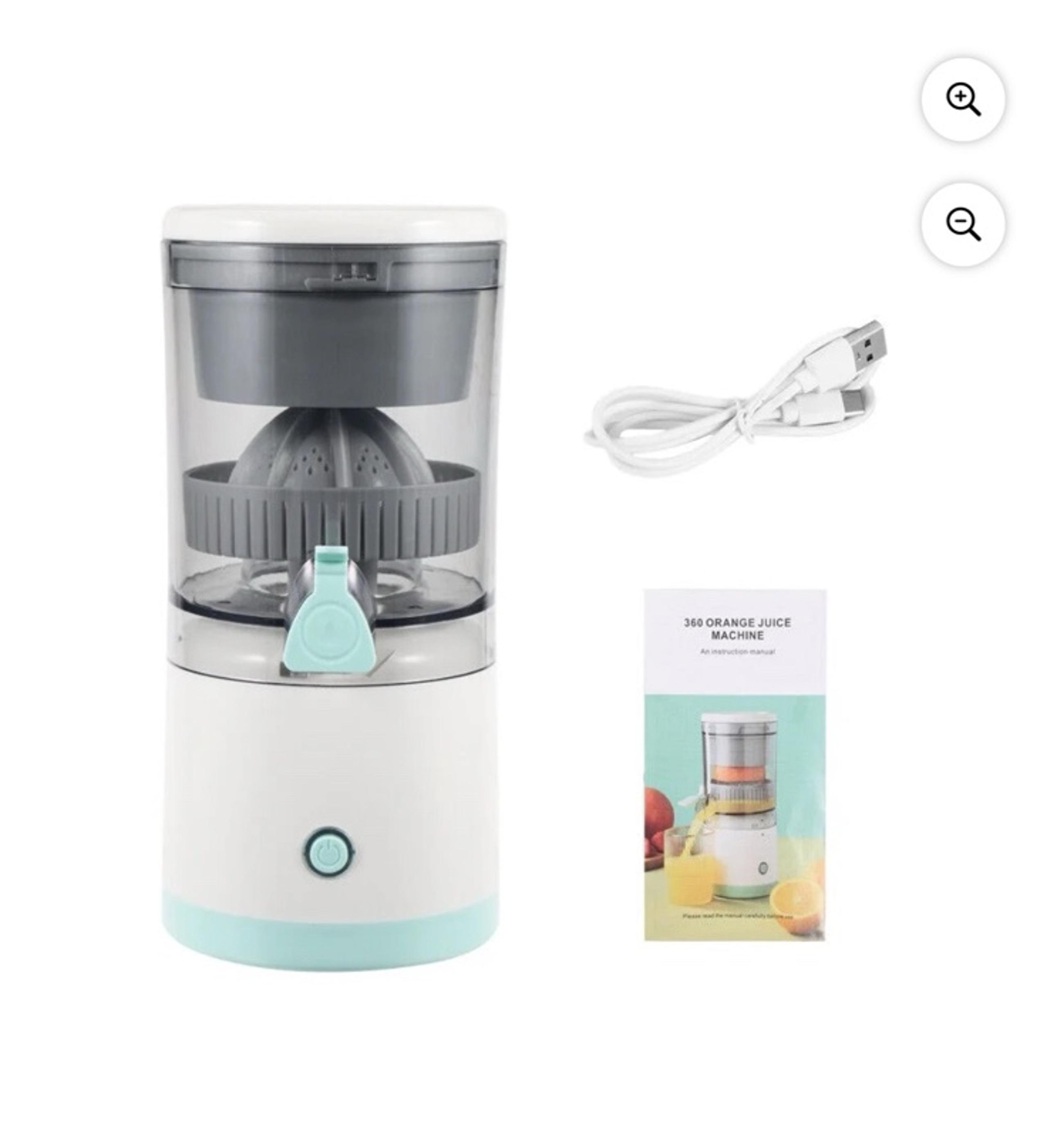 Citrus Juicer Lemon Squeezer Orange Juice Fruit Machine Kitchen USB Rechargeable