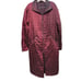 Vintage Mycra Pac designer Reversible Cranberry Raincoat Made in the USA