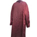 Vintage Mycra Pac designer Reversible Cranberry Raincoat Made in the USA