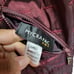 Vintage Mycra Pac designer Reversible Cranberry Raincoat Made in the USA