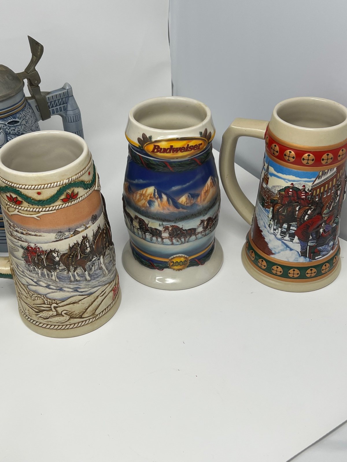 budweiser steins