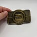 Vintage Brass belt buckle lizard design