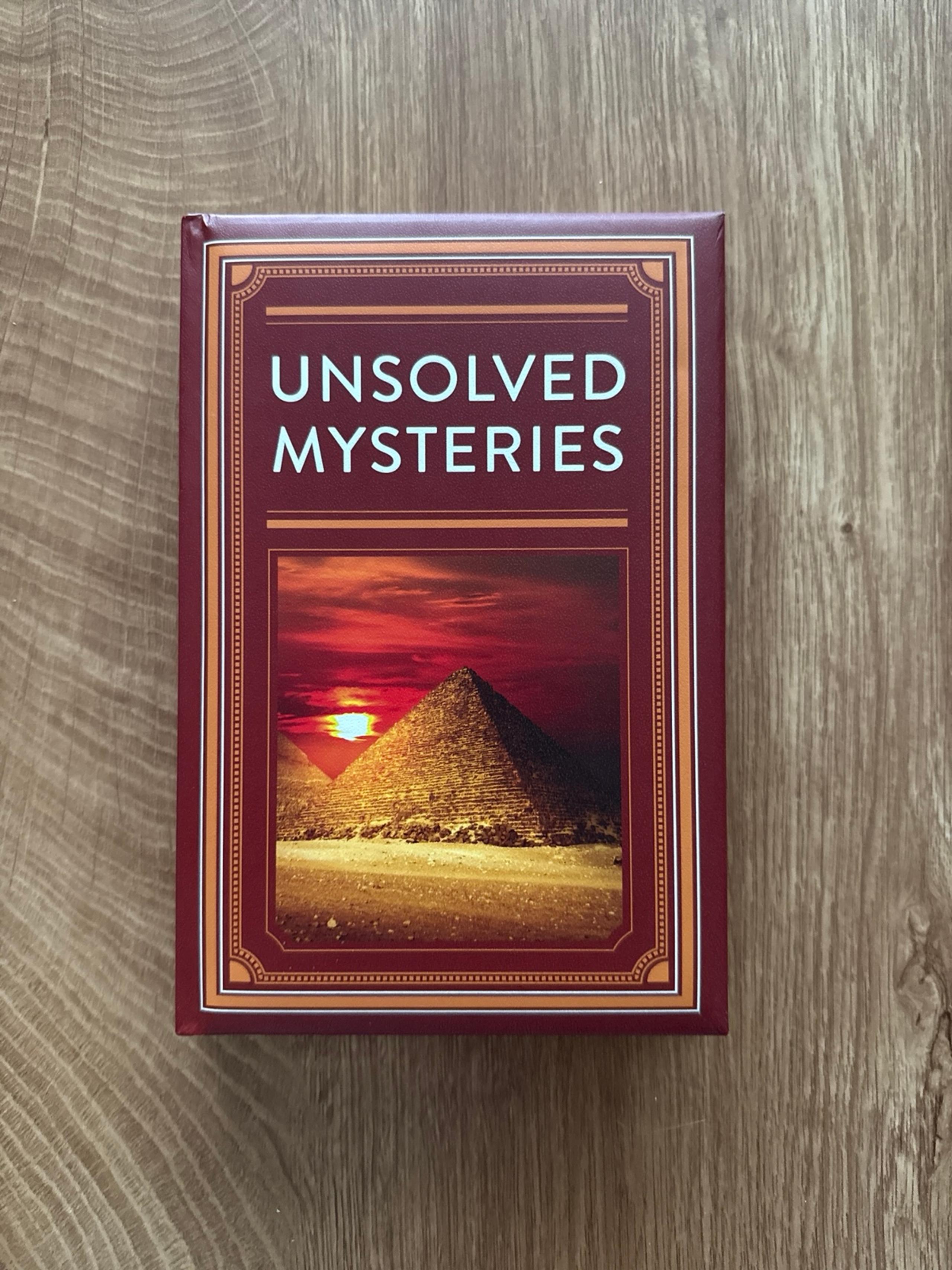 Book Unsolved Mysteries