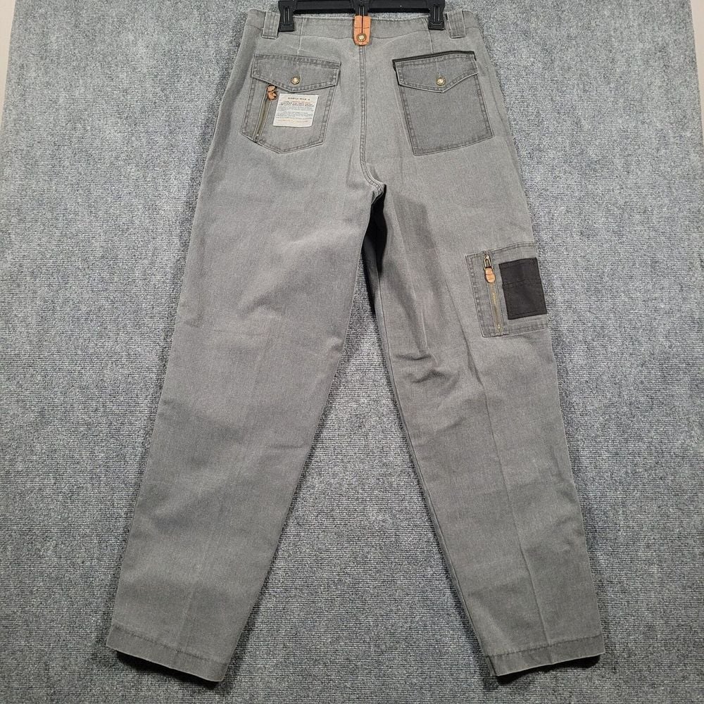 Vintage Faded Glory Cargo Aviation Pants Men 32x32 Gray Y2K Baggy Skate Punk