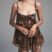 Skims x Dolce & Gabbana Romance Mini dress- leopard- 3x