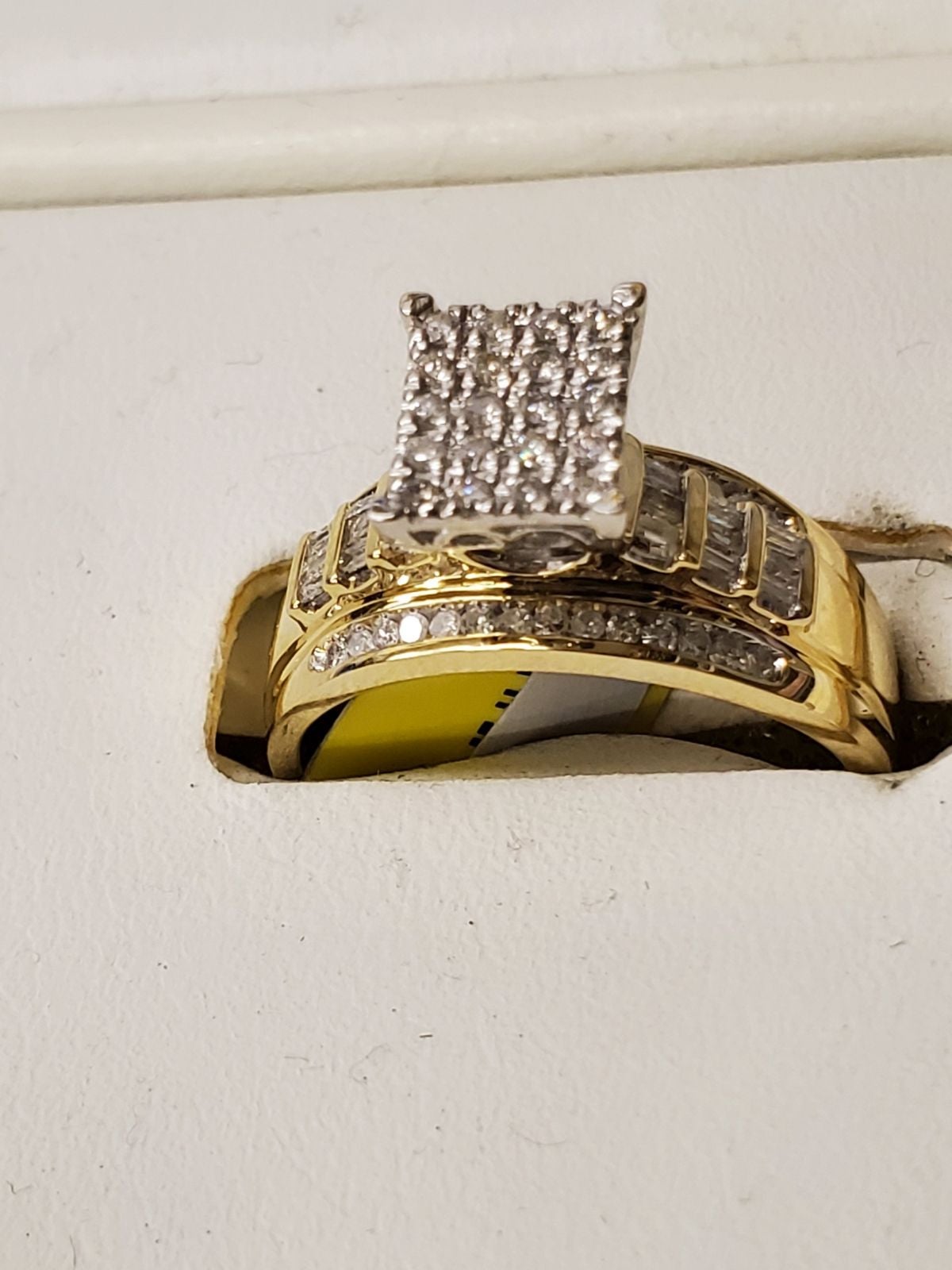 NEW Diamond ring 1/2ct, solid gold 10kt