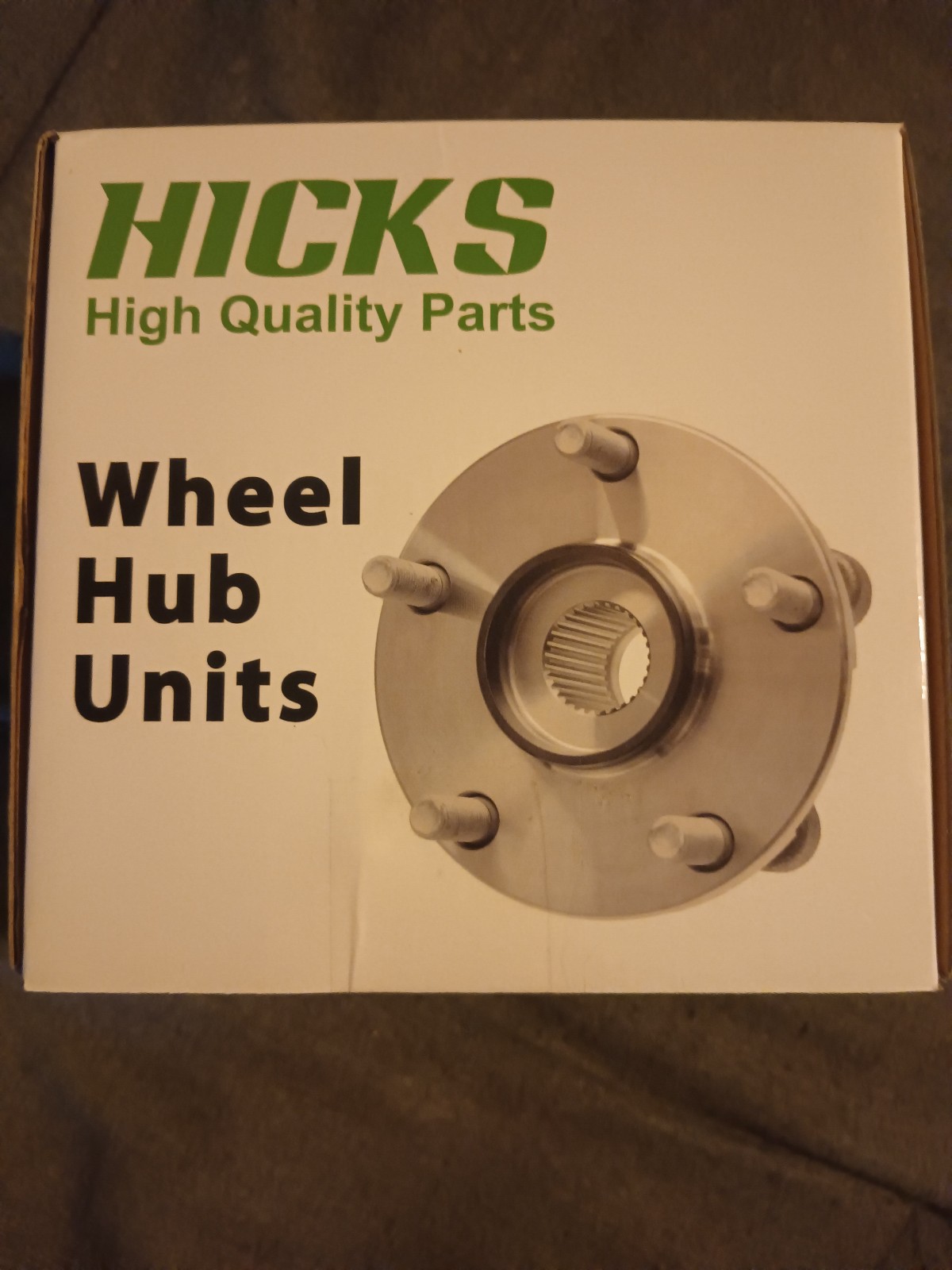 Front wheel hub , left or right
