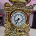 Bbw Skull rose clock candle holder