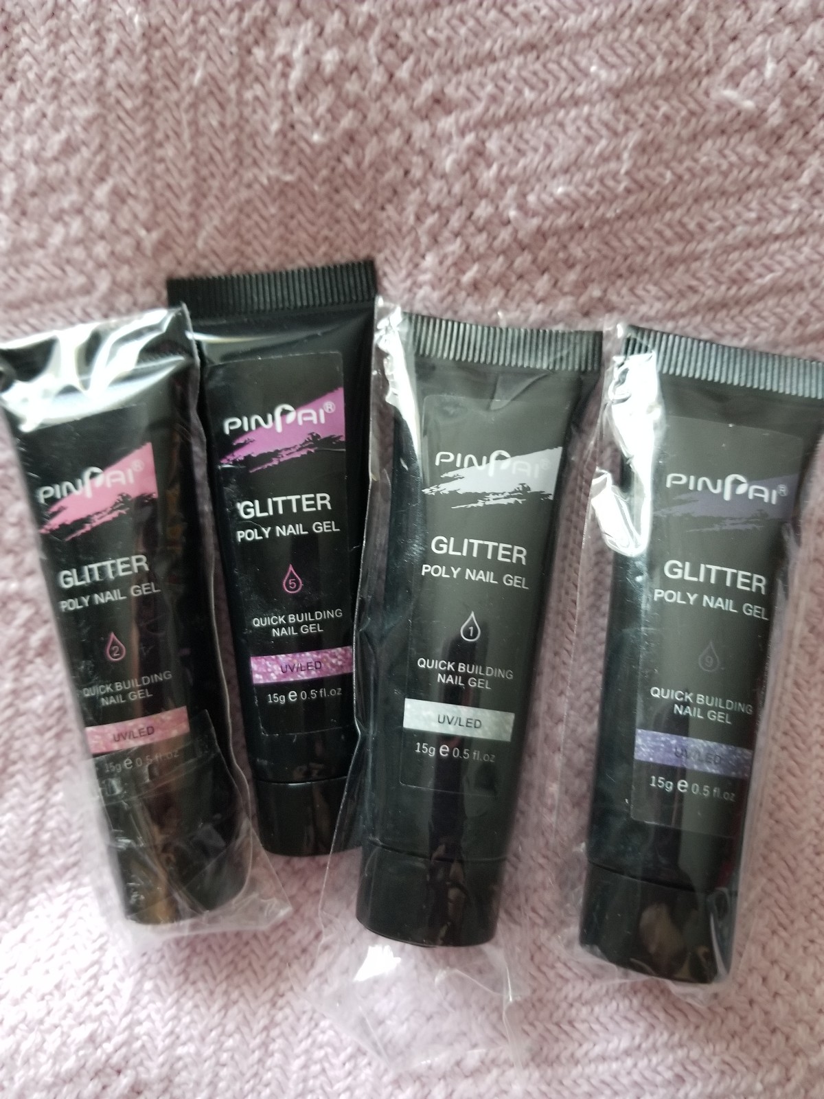 9 tubes nail poly gel