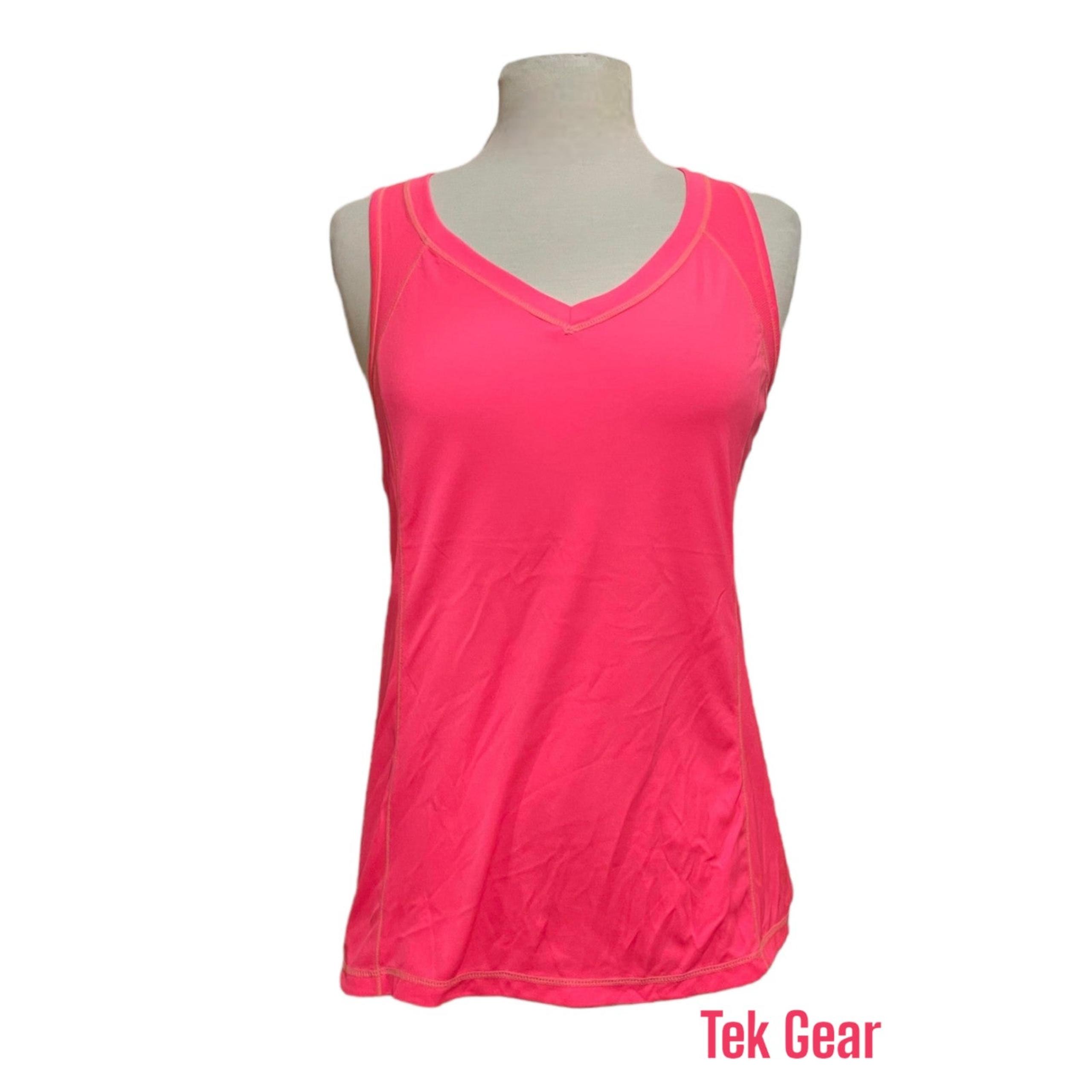 Tek Gear Women Tank Top Pink Size M Sleeveless Shirt Athletic Fit Workout