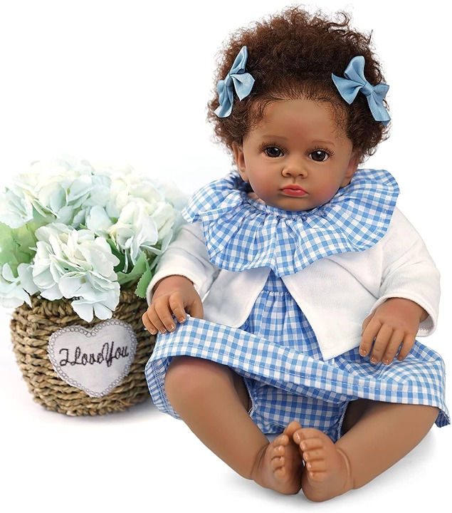 Reborn baby dolls black