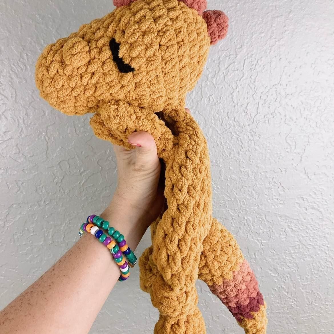 Soft Blanket Yarn Mini Dinosaur Lovey