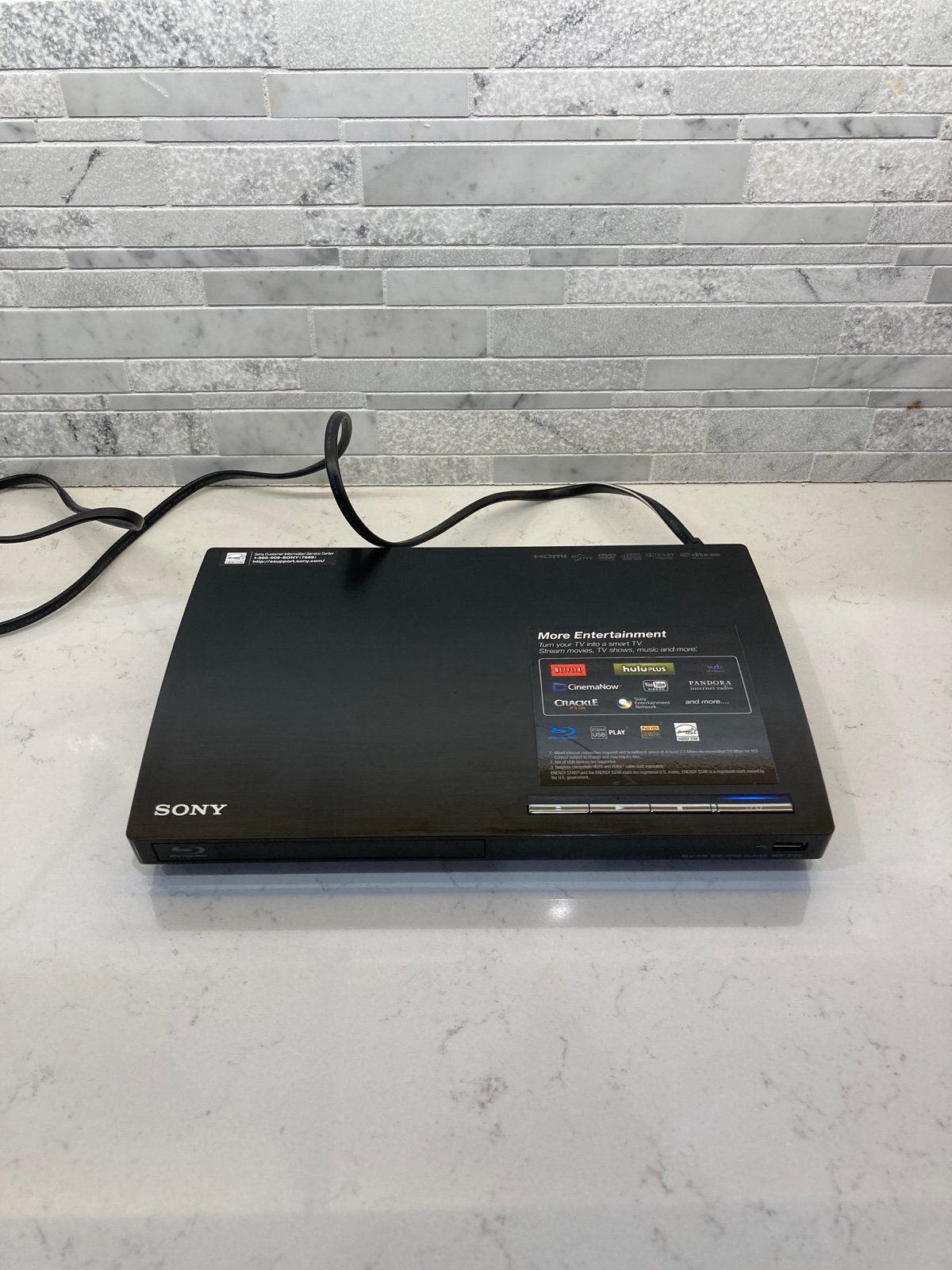 Sony Blu-Ray / DVD Player BDP-S185 - NO REMOTE - Works Great No Issues