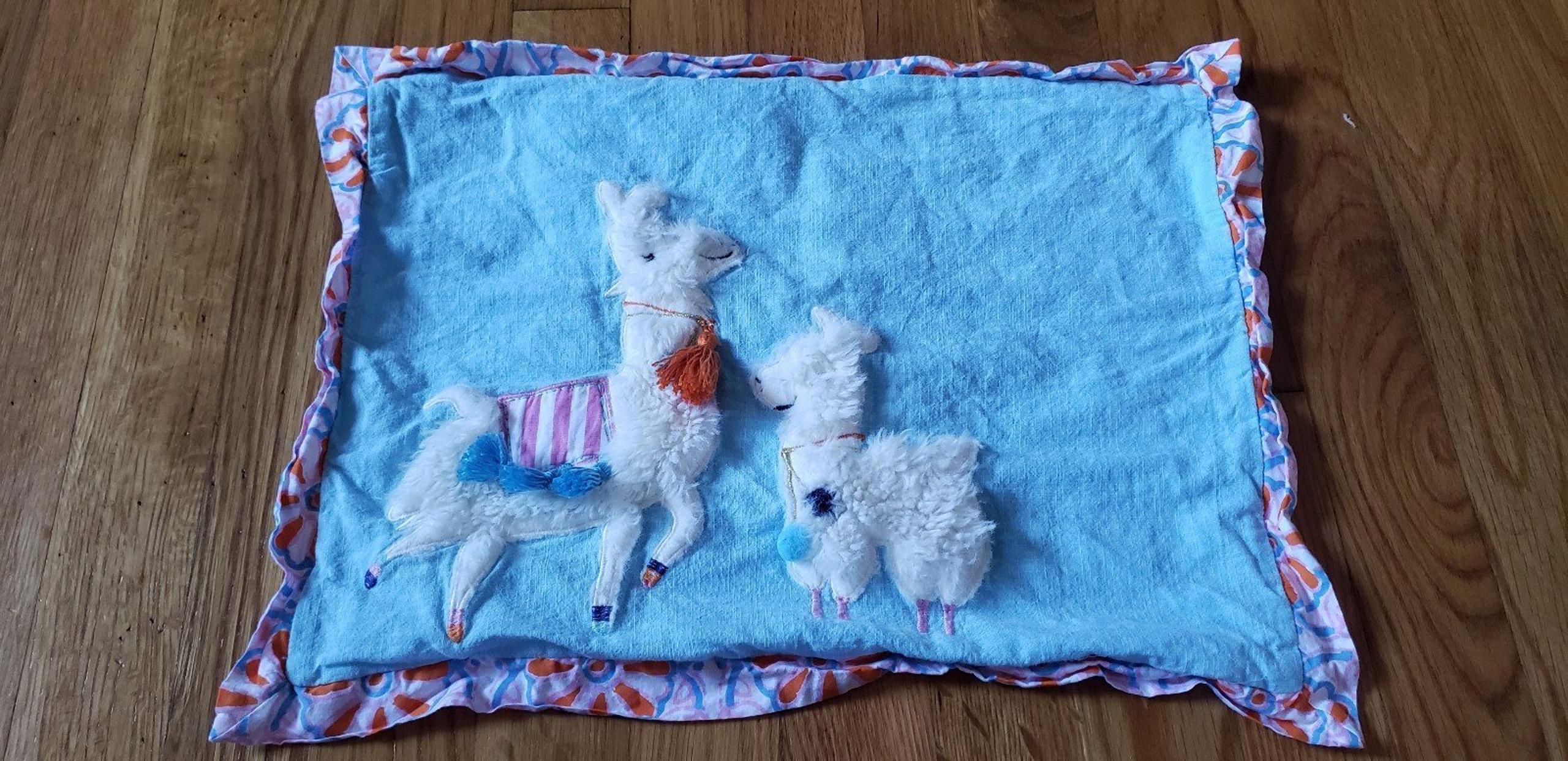 Pottery Barn Kids Llama Decorative Pillow Cover