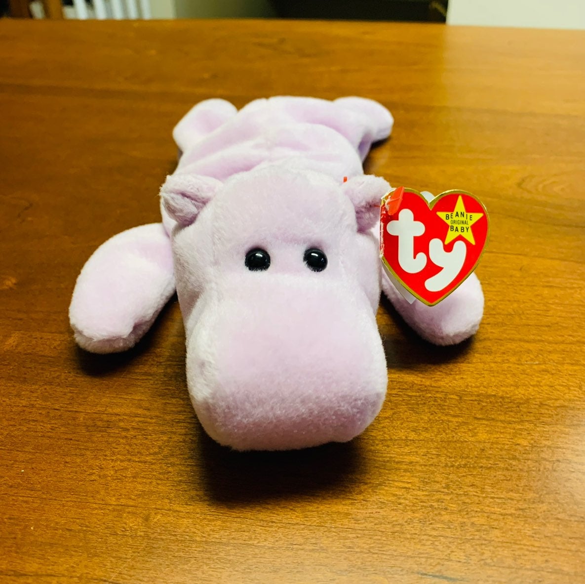 Ty Beanie Babies Happy The Hippo