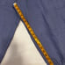 Flax 100% Linen Wide Leg Crop Cargo Capri Pants Wide Leg Lagenlook Cinch Blue L