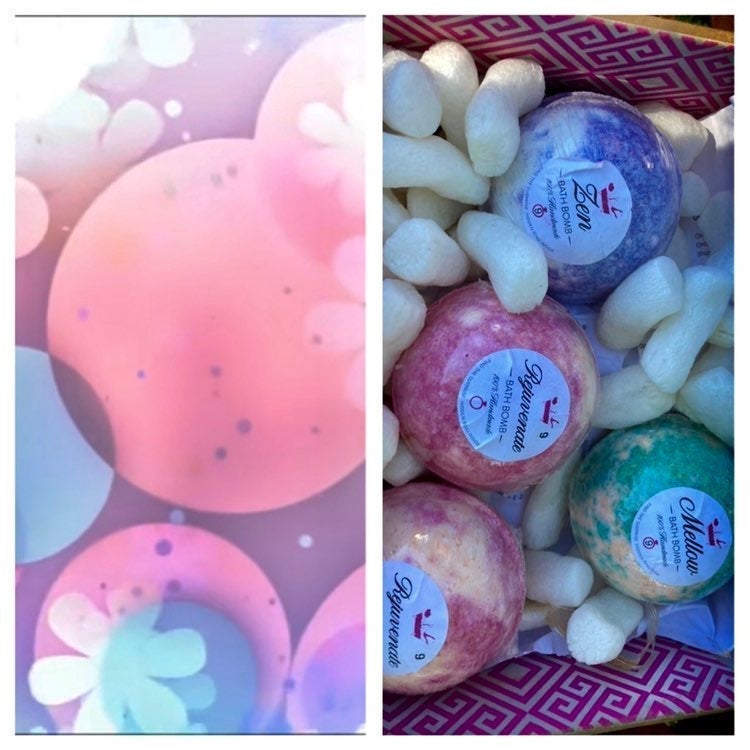 NIB Bubble Bomb w/ Quality Rings Gift Set