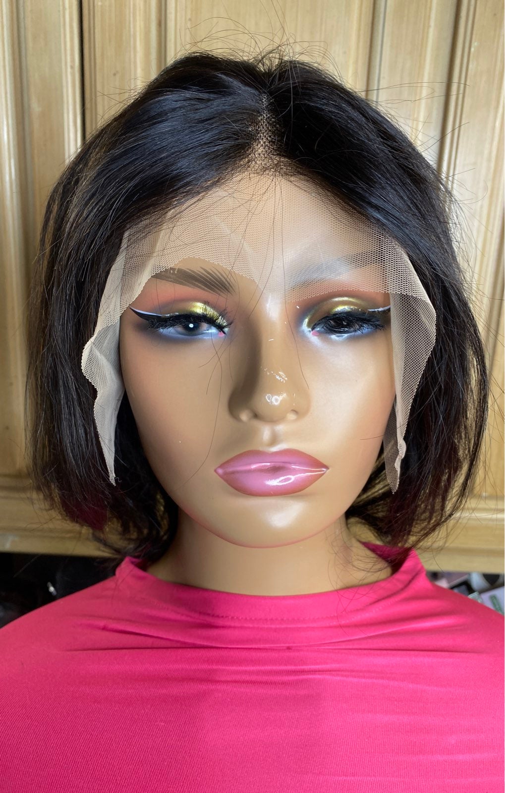 ❤️NEW 100% Human Hair HD Lace Front wig Bob 12 ❤️