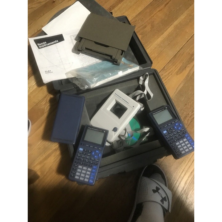 Texas Instruments TI-81 Calculator Plus Polaroid Overhead Enlarger & Viewscreen