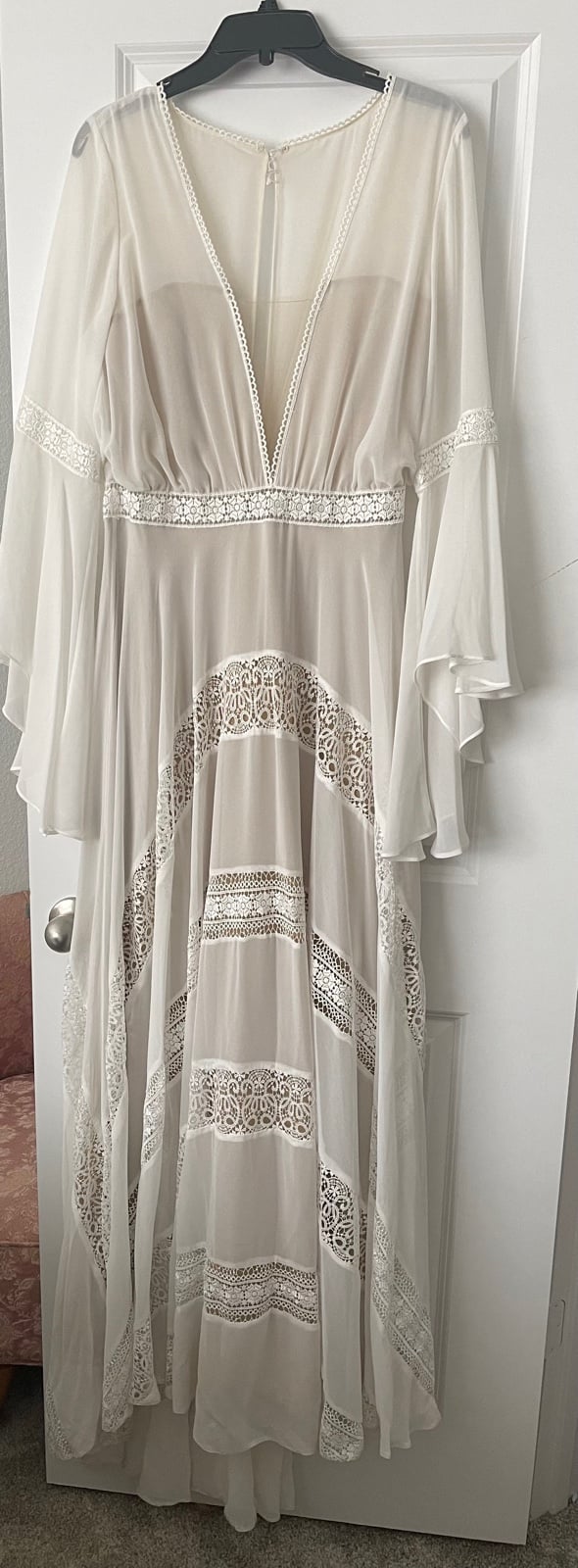 Boho chic By Watters wedding dress