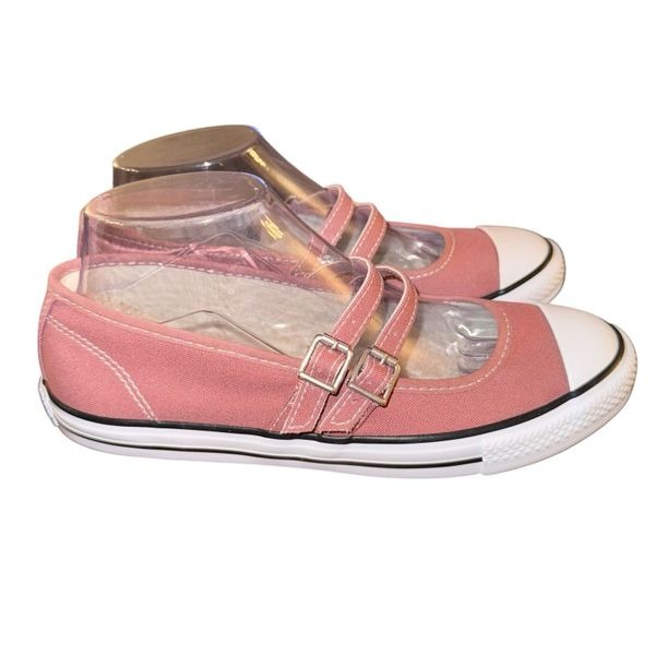 Women’s Converse Dainty Mary Jane Slip Strap Shoes Sneaker Saddle Size 8