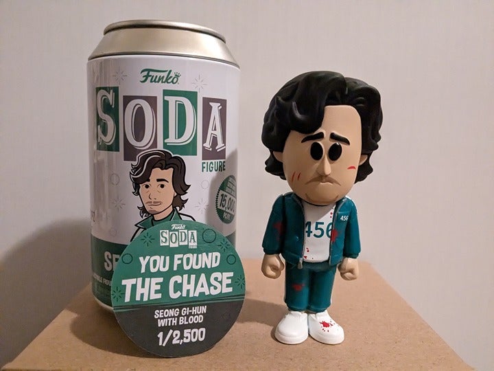 Funko Soda Seong Gi-Hun Chase Bloody - Squid Game Netflix Player 456 with Blood