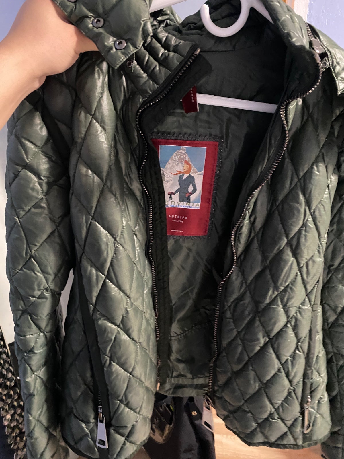 Cervinia Green Coat