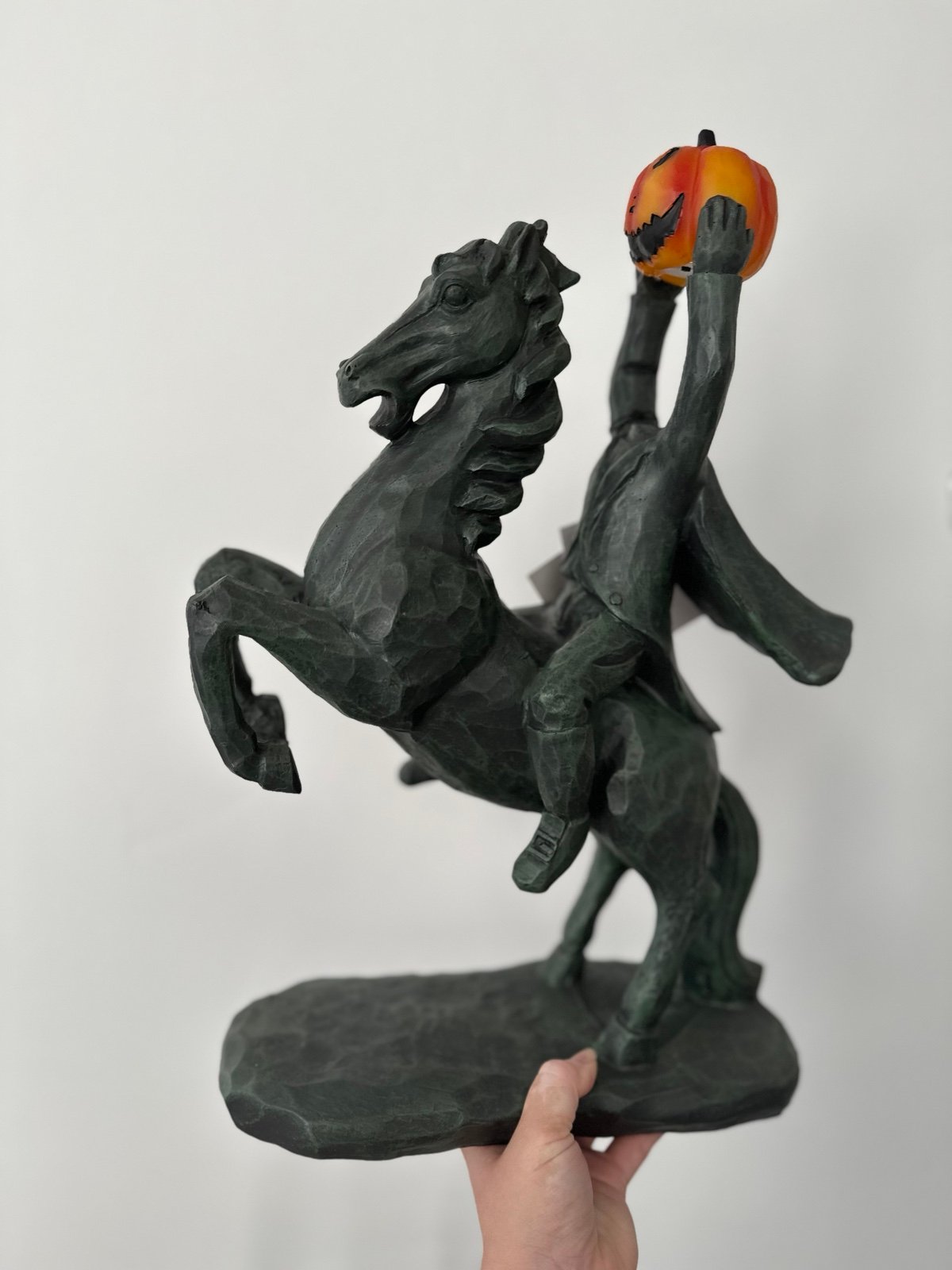 Headless Horseman Halloween light up statue